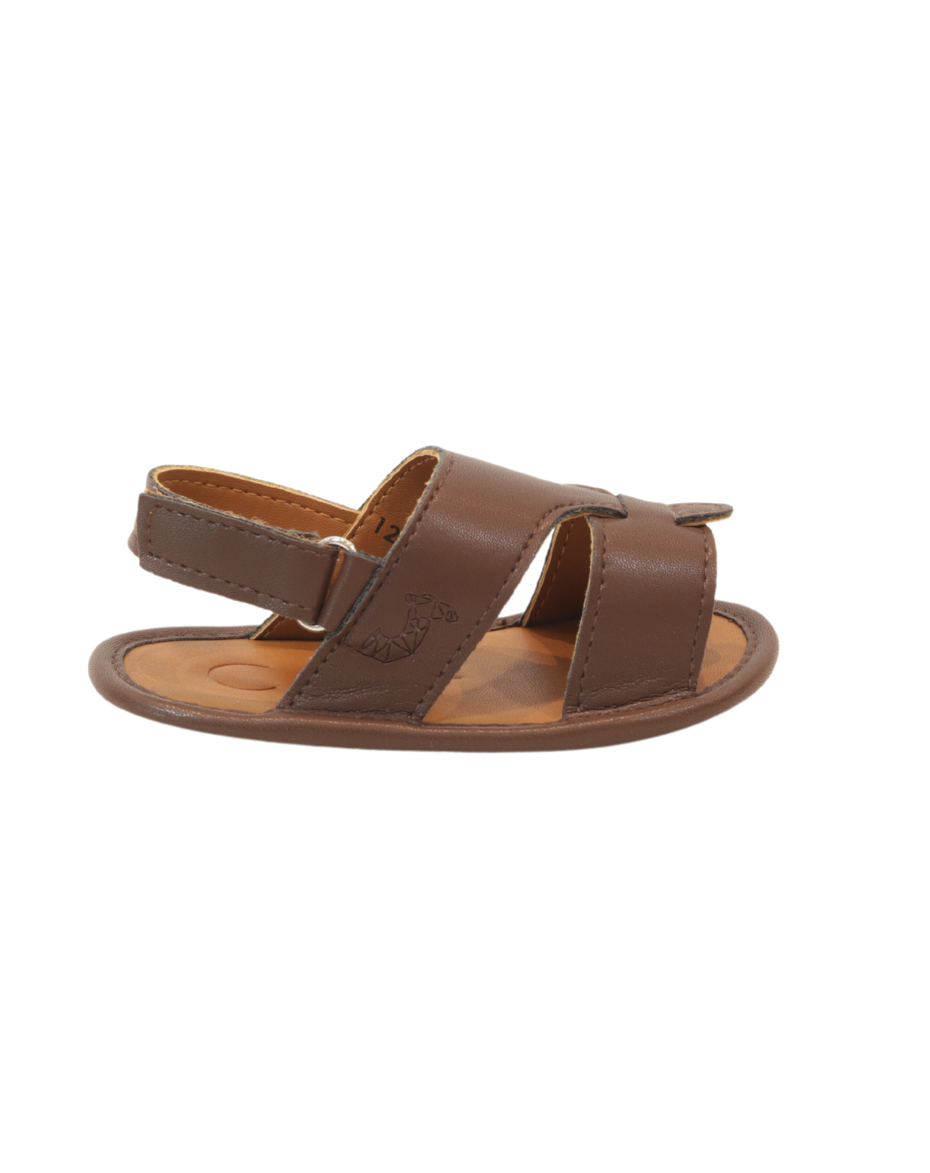 Calf 23 Chocolate Brown Newborn Soft Sandal
