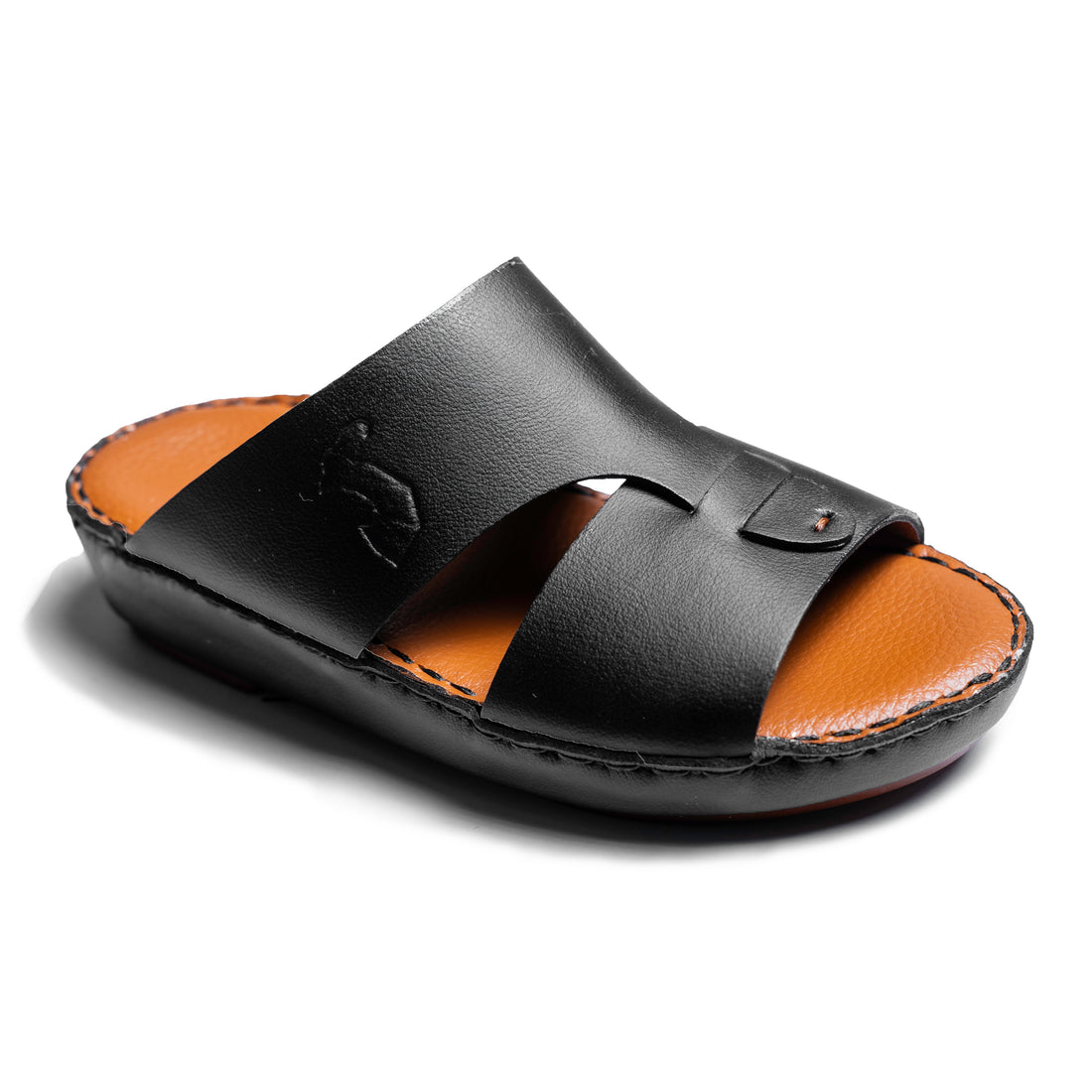 Junior Calf 23 Black Sandal