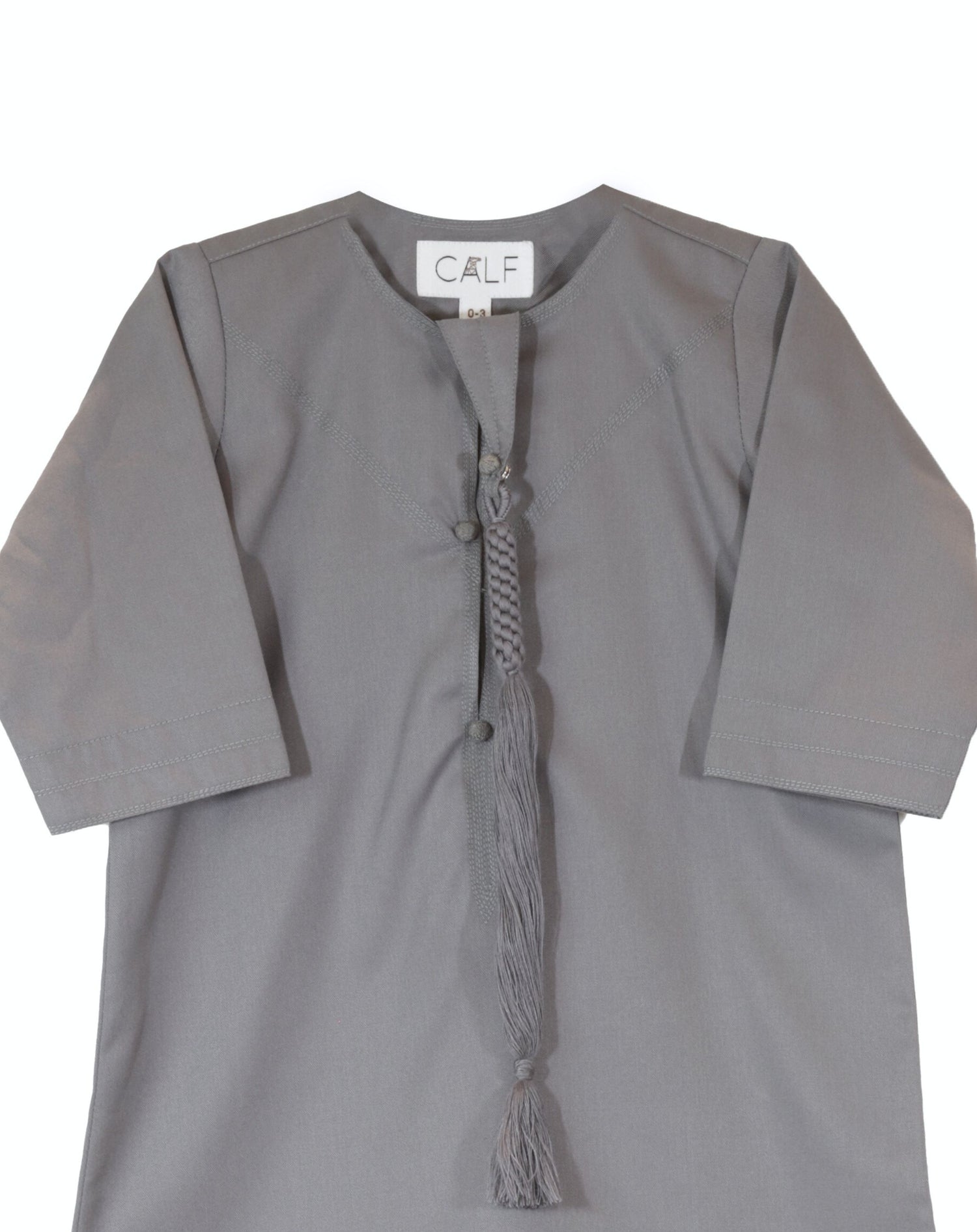 Winter Wool Kandoora Light Grey