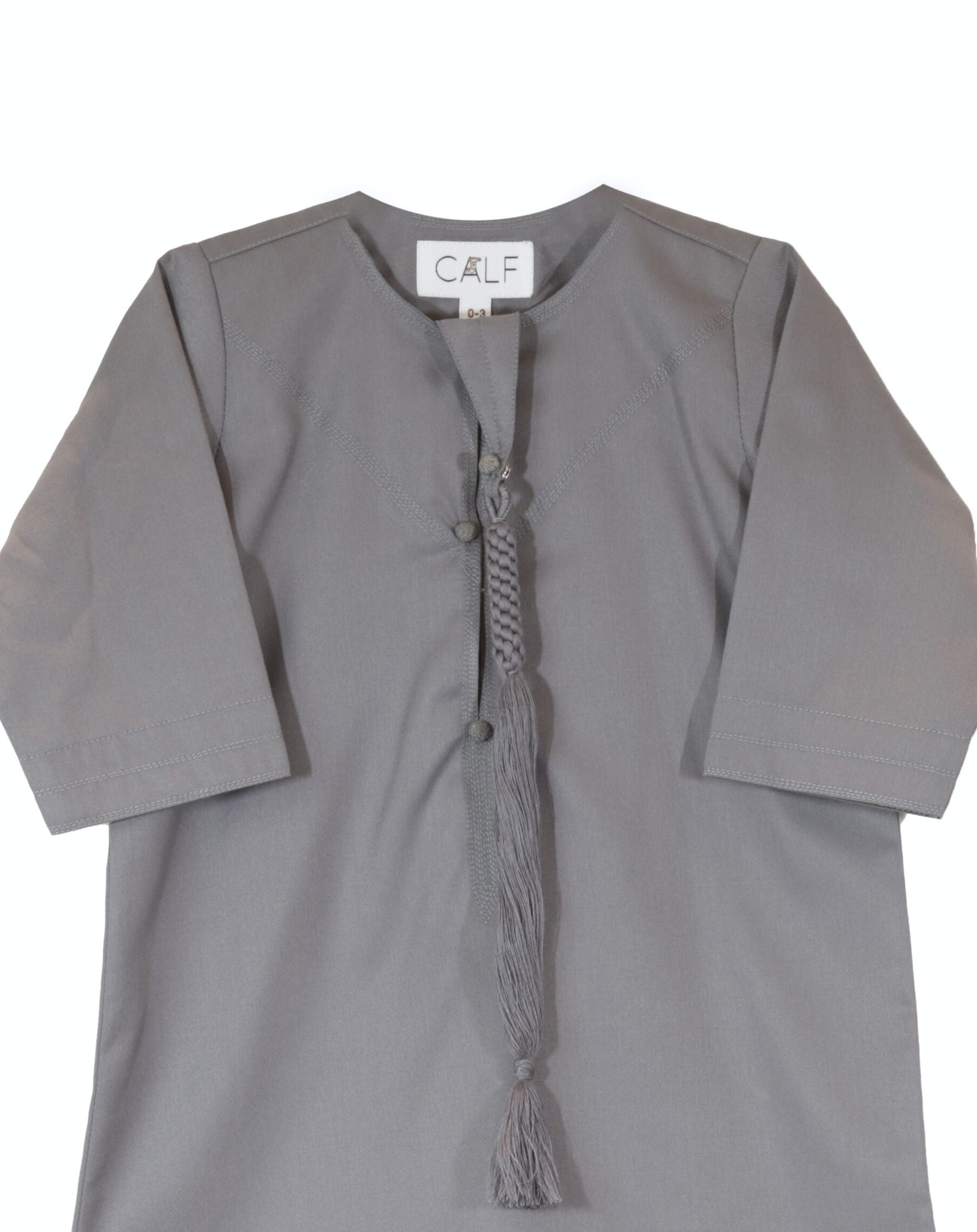 Winter Wool Kandoora Light Grey