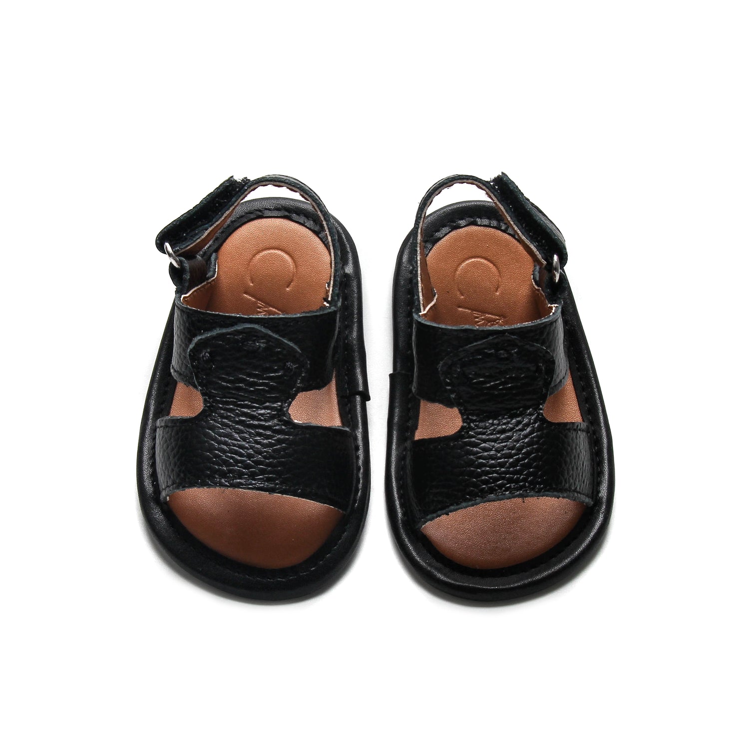 Model 1 Black Newborn Soft Sandal