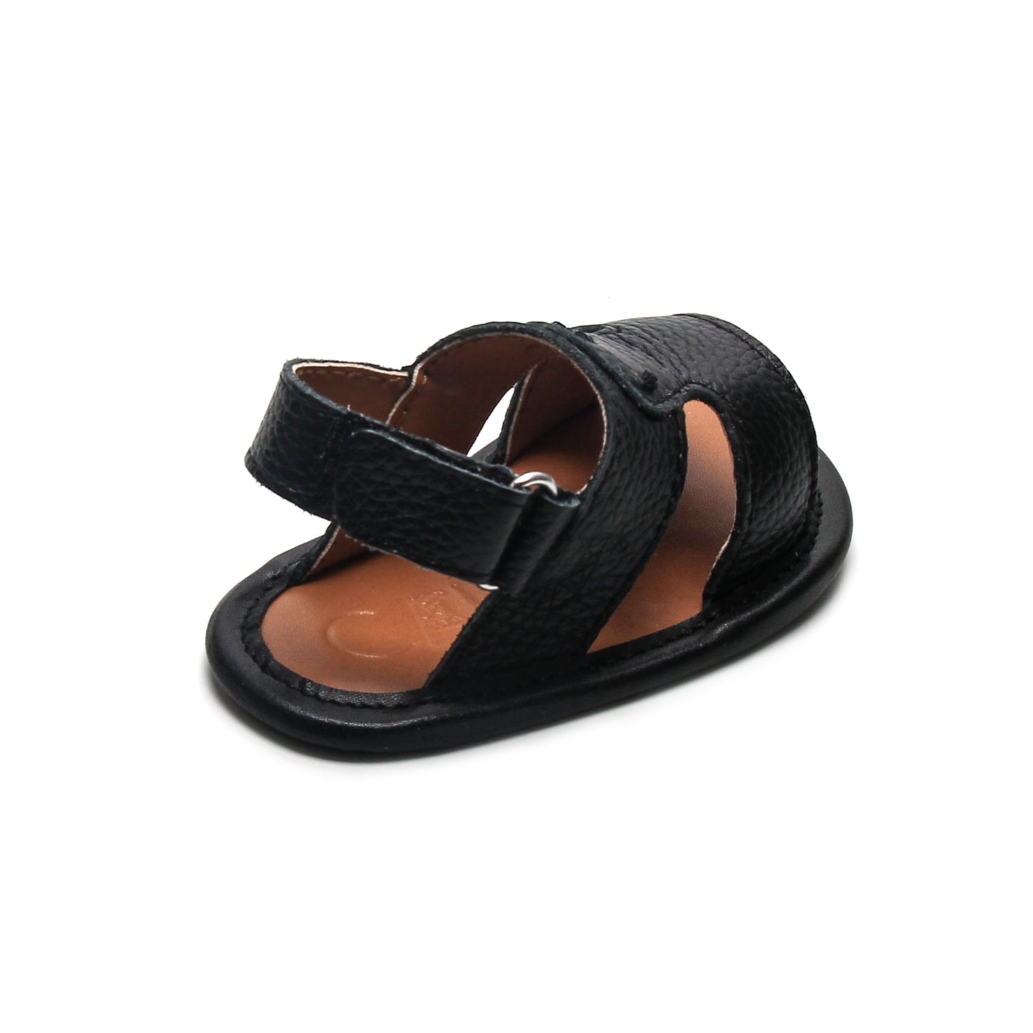 Model 1 Black Newborn Soft Sandal