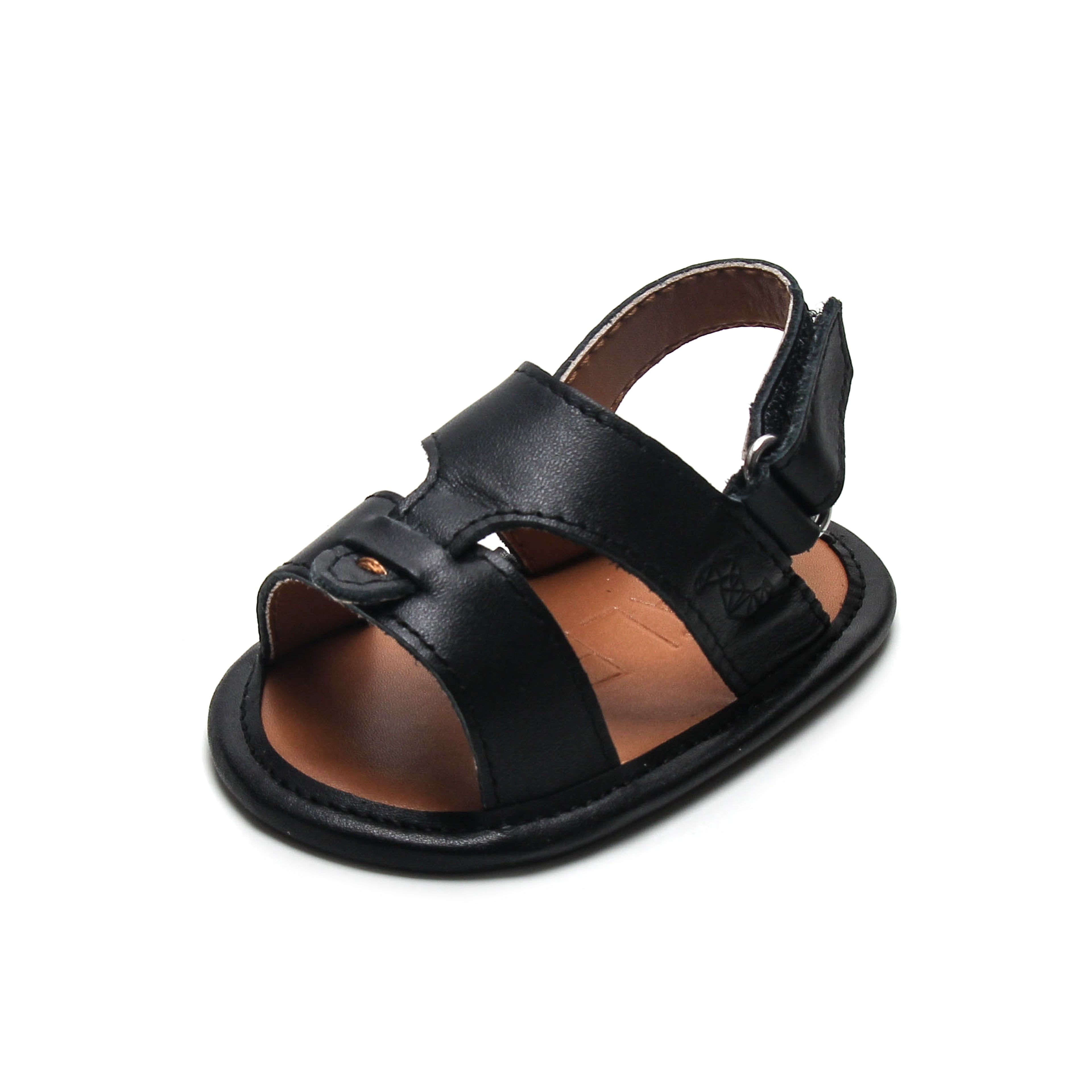 Calf 23 Black Newborn Soft Sandal