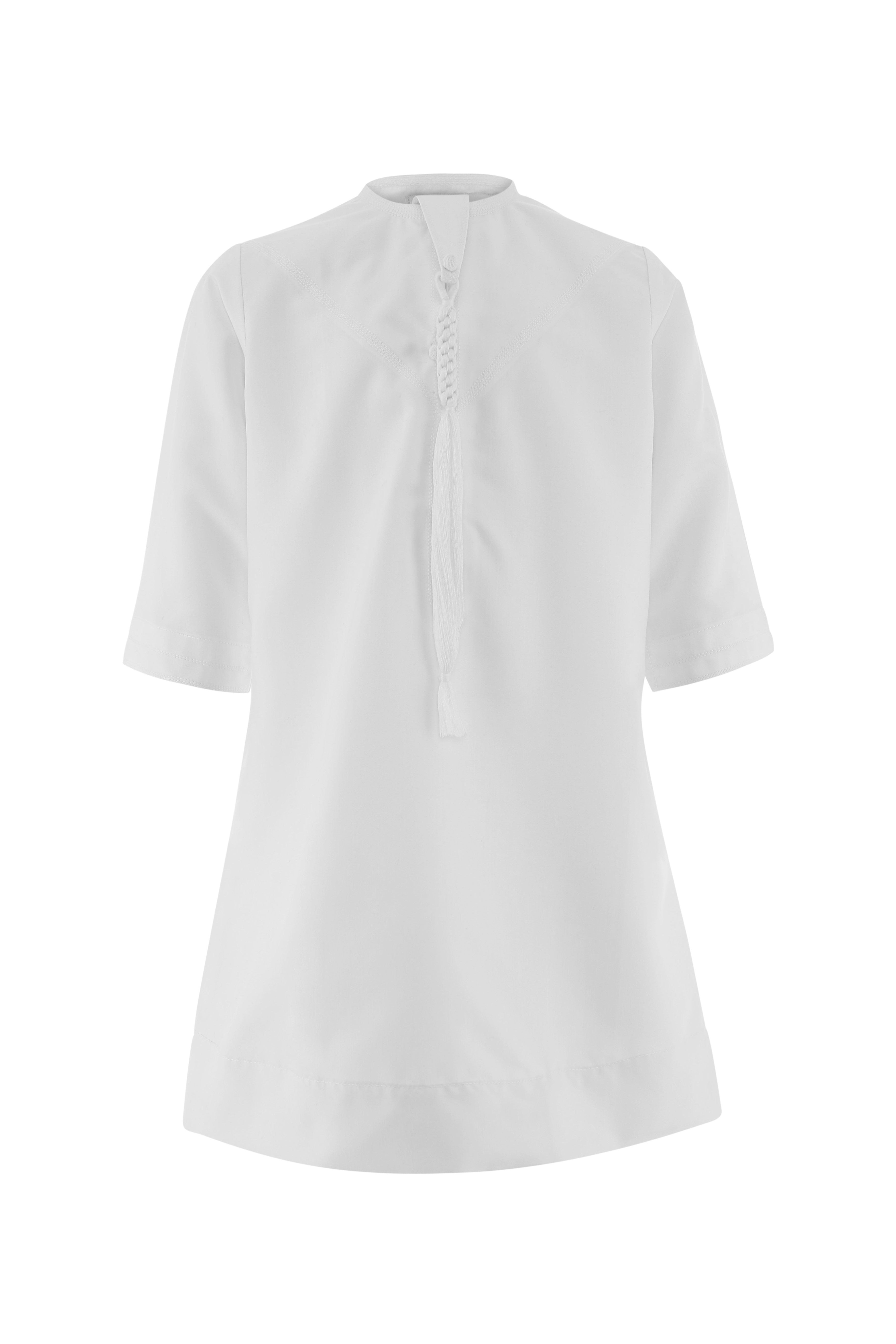 White Emirati Kandora For Kid | White Emirati Kandora | Calf.ae