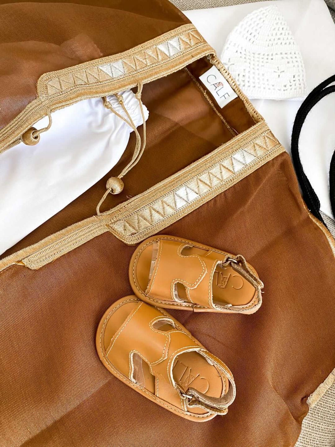 Brown Baby Cloak Bisht | Arabic Kids Abaya | Calf.ae