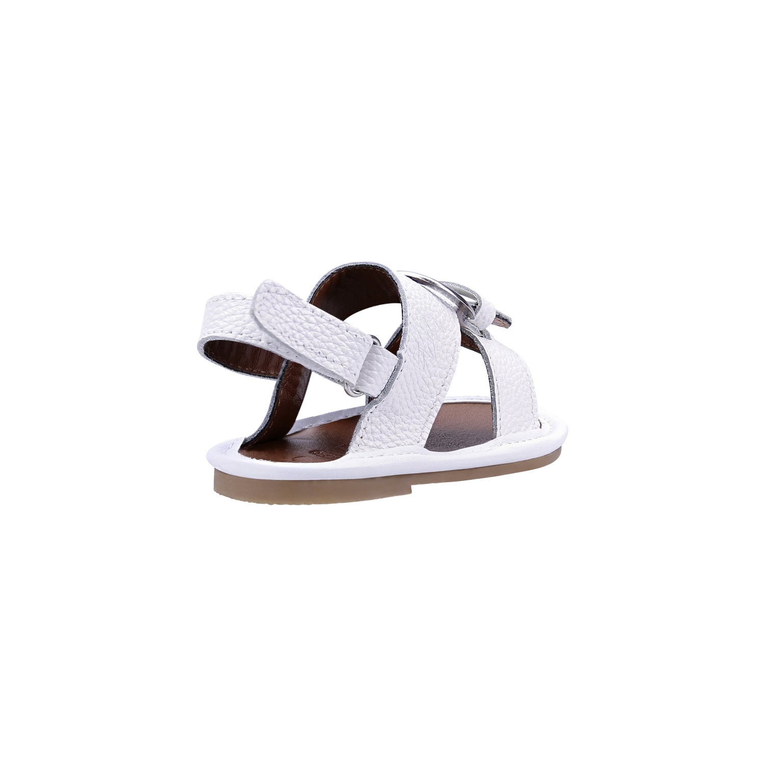White Newborn Soft Sandals | Classic & Leather | Calf.ae