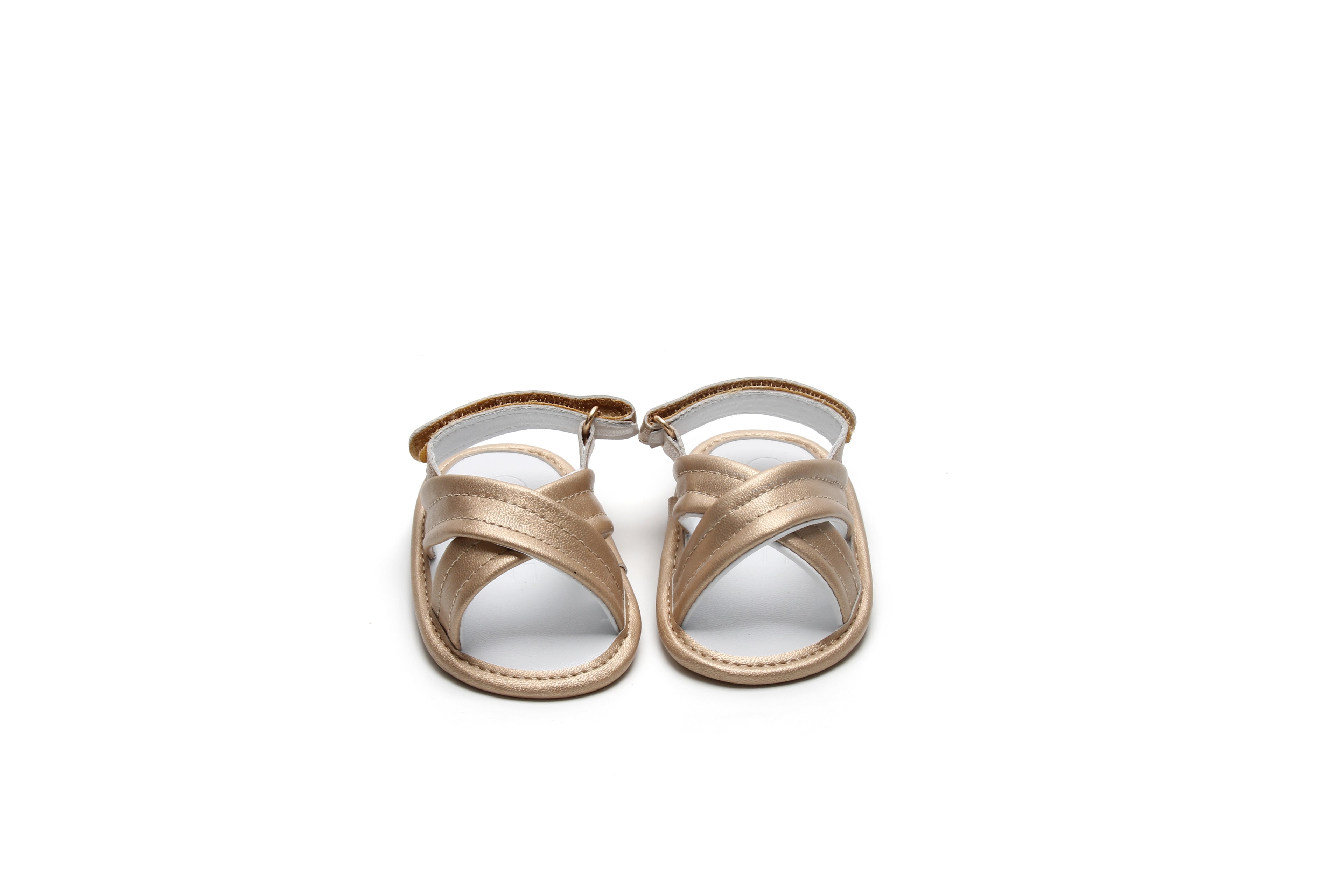 Newborn Golden Kids Sandals | Leather & Comfortable | Calf.ae