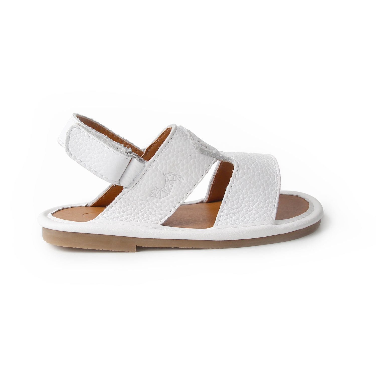 Newborn White Leather Sandal | White Leather Sandal | Calf.ae