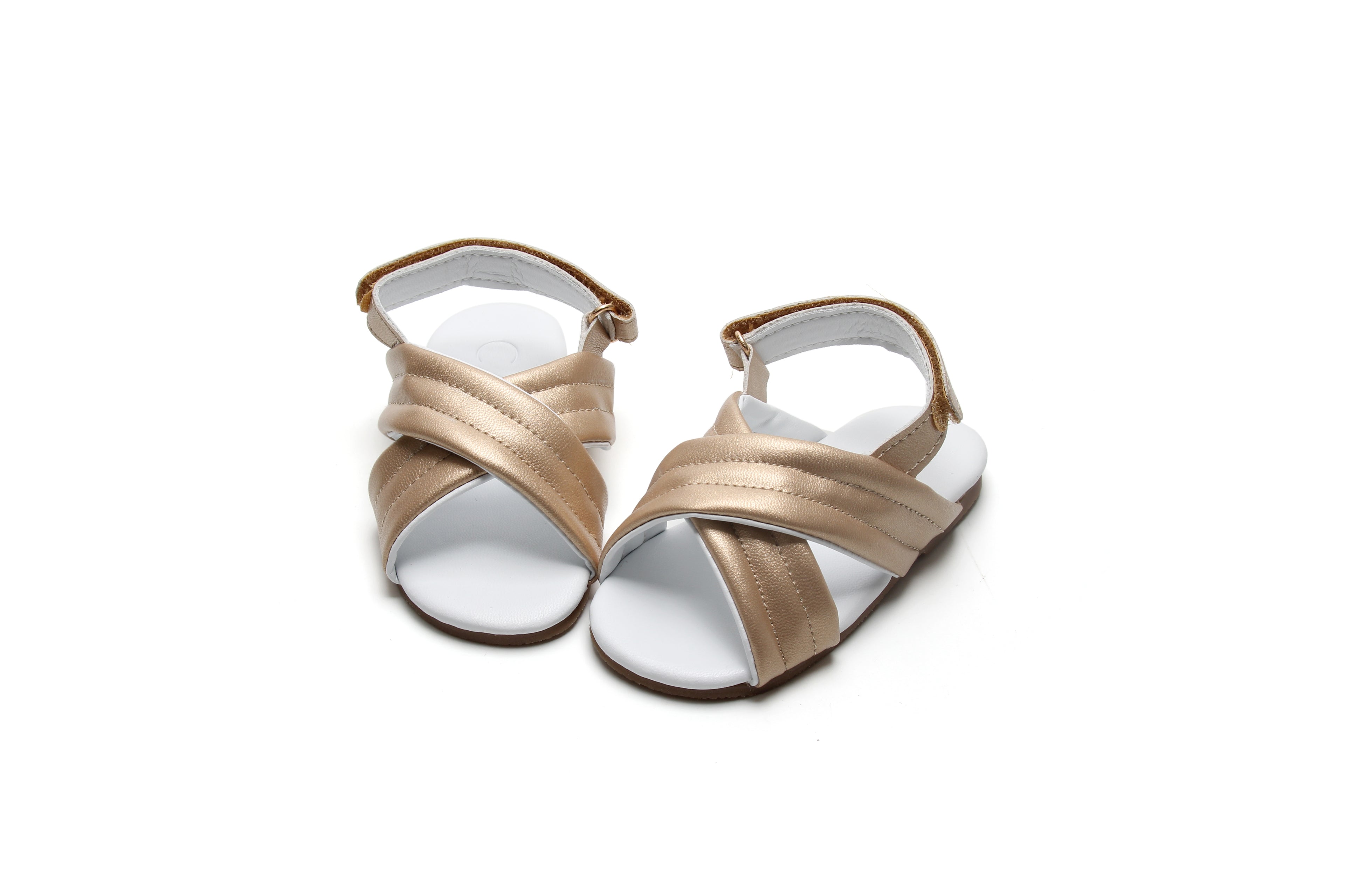 Newborn Golden Kids Sandals | Leather & Comfortable | Calf.ae