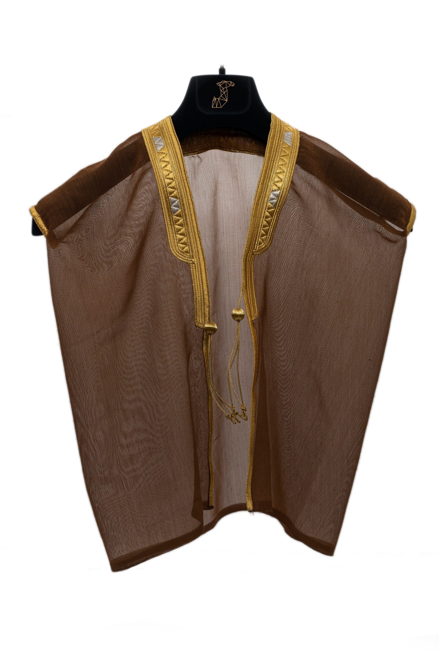 Brown Baby Cloak Bisht | Arabic Kids Abaya | Calf.ae