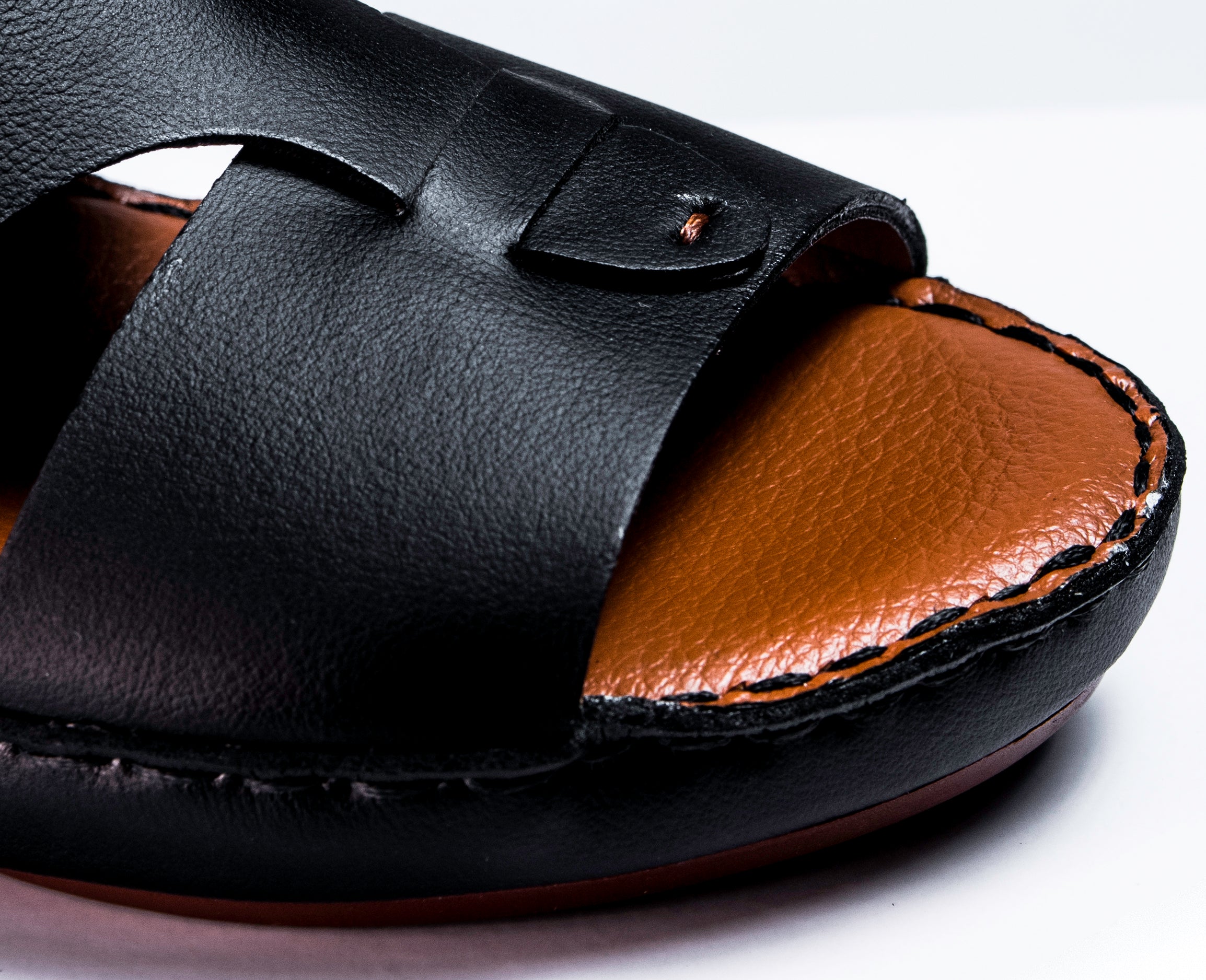 Junior Calf 23 Black Sandal