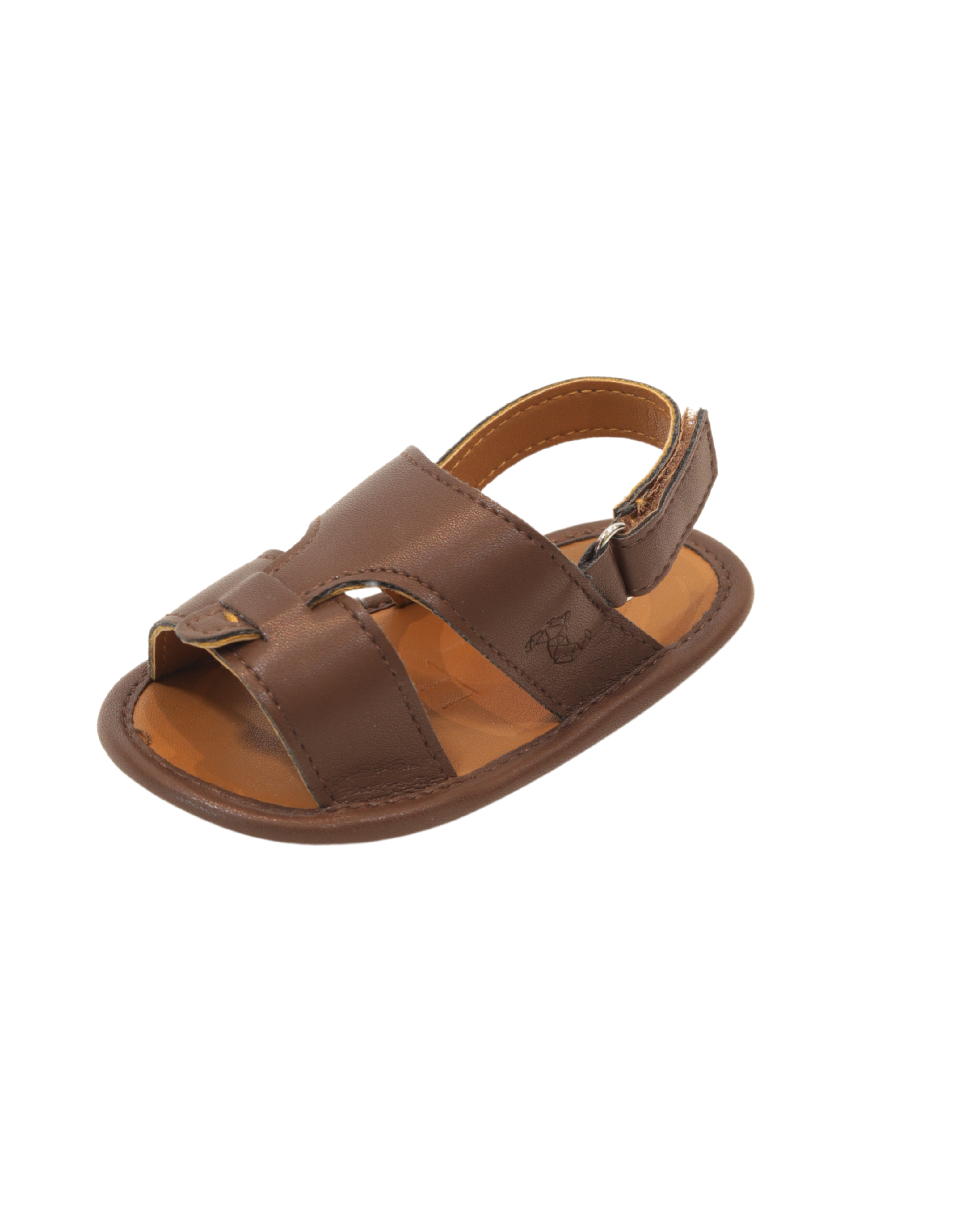 Calf 23 Chocolate Brown Newborn Soft Sandal