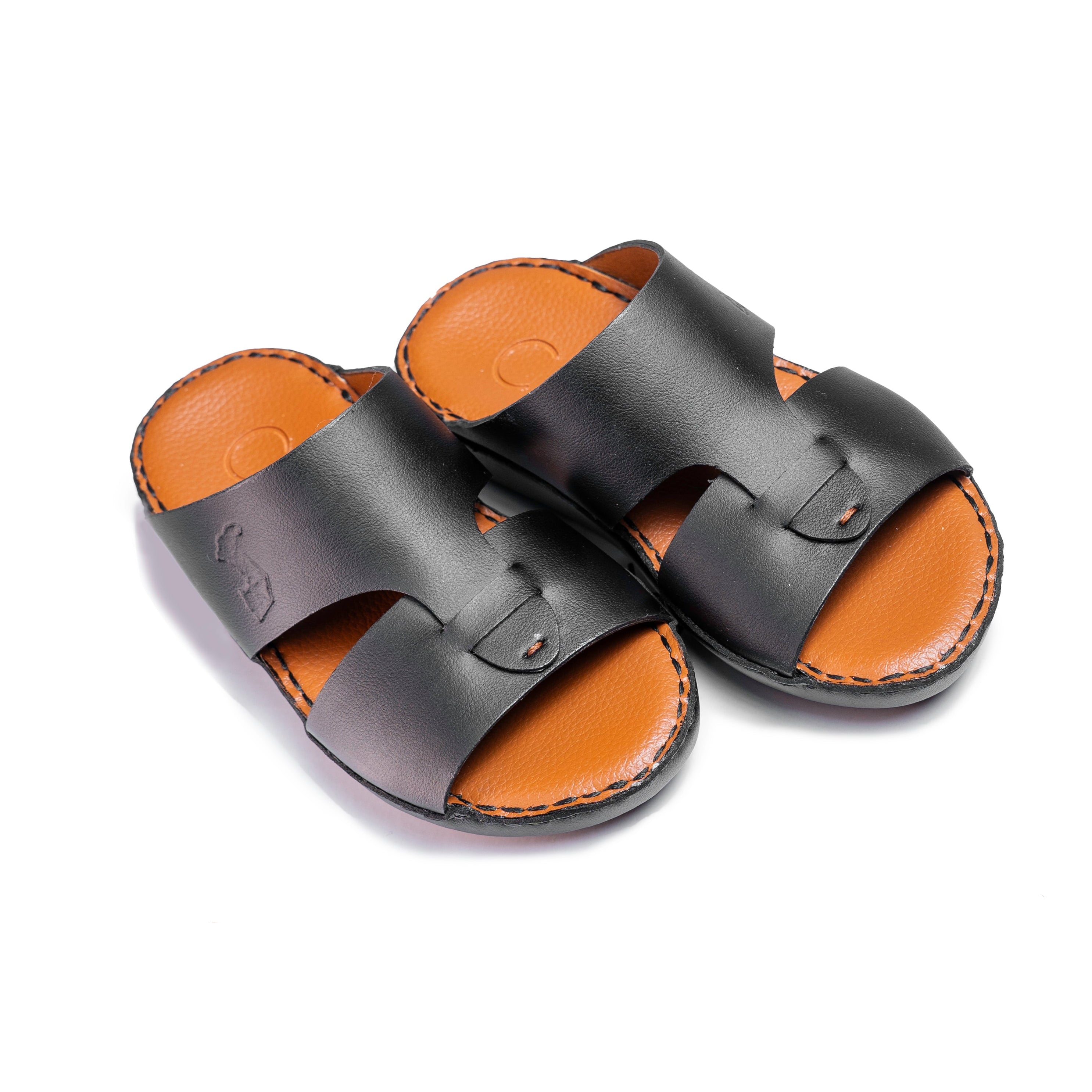 Junior Calf 23 Black Sandal