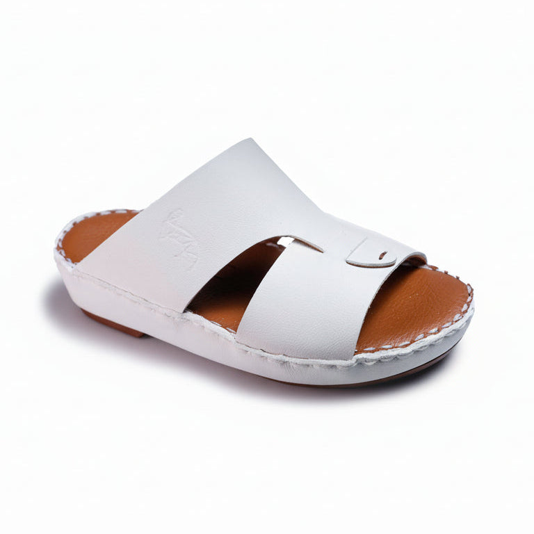 Junior Calf 23 White Sandal