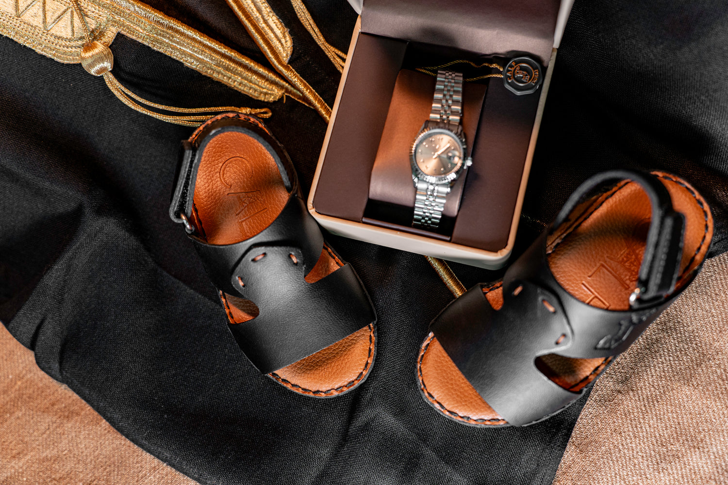Junior Model 1 Black Sandal