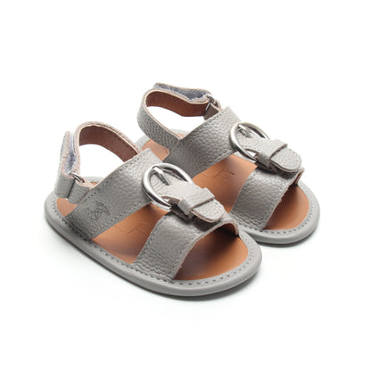 Classic Grey Newborn Soft Sandal