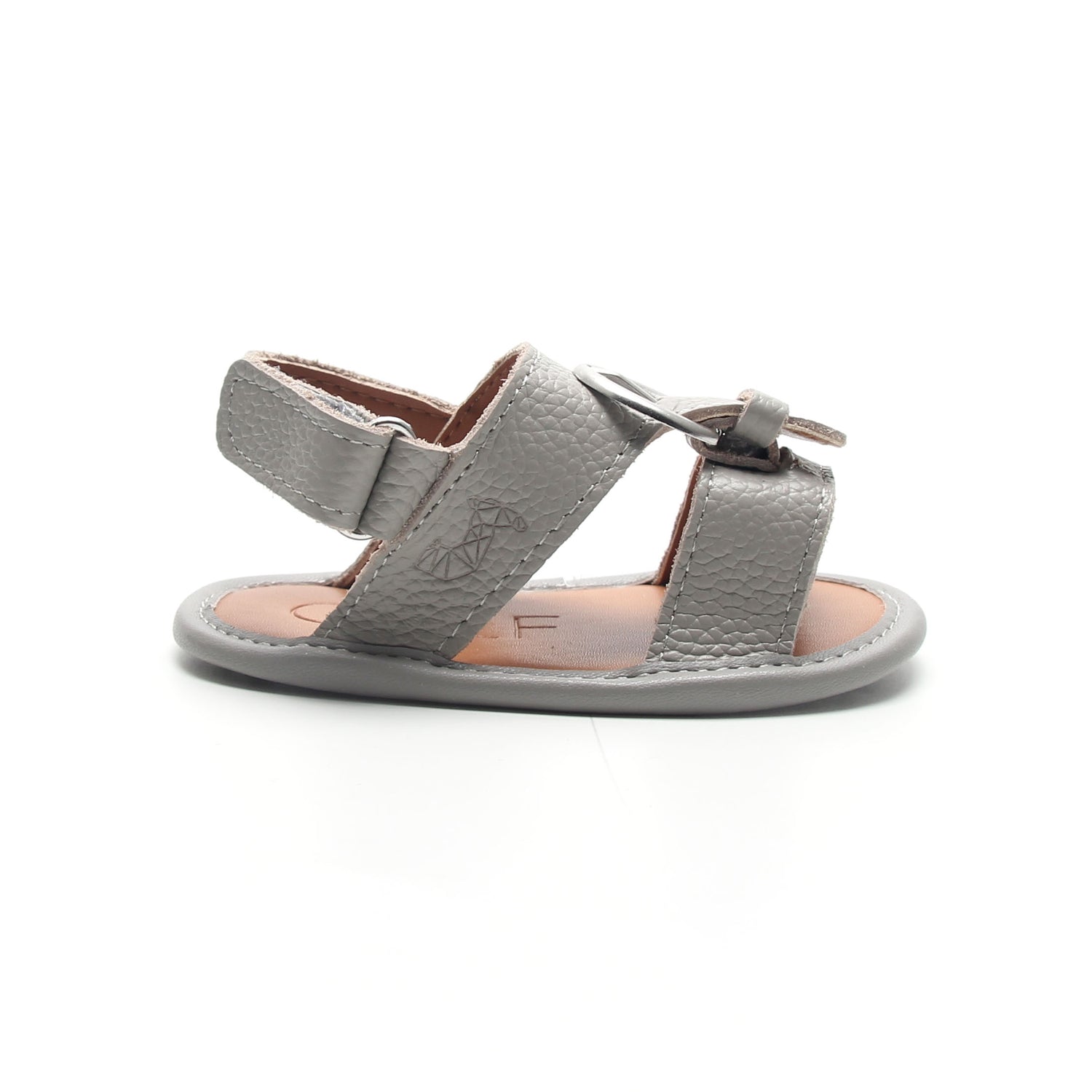 Classic Grey Newborn Soft Sandal