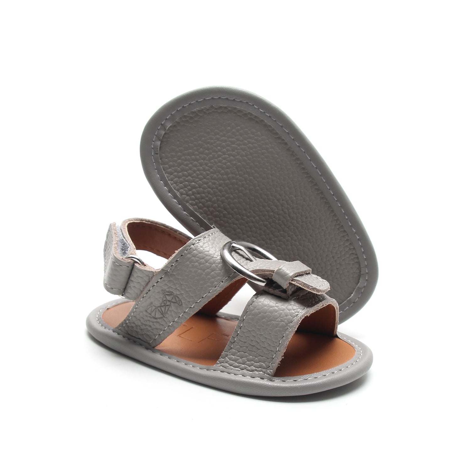 Classic Grey Newborn Soft Sandal