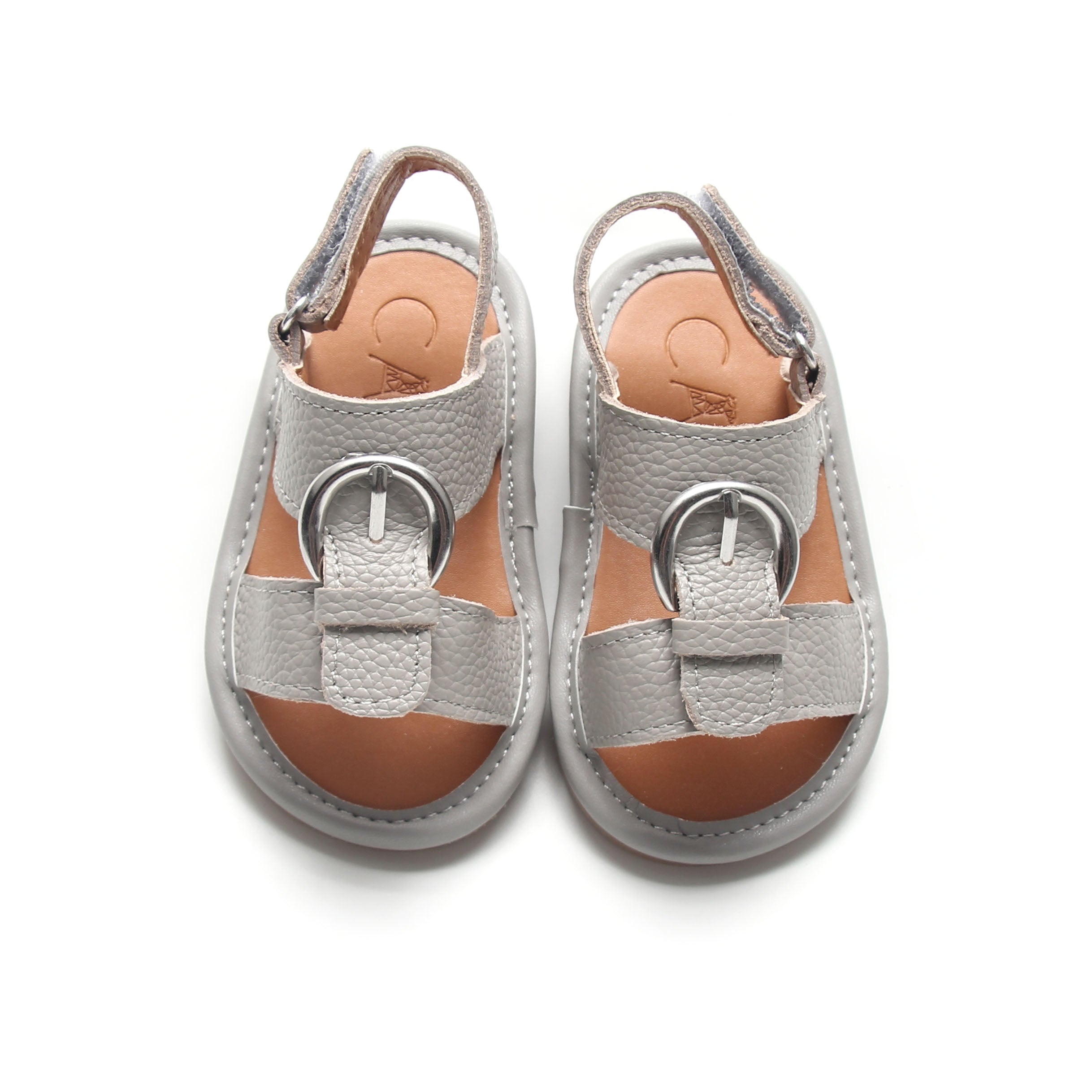 Classic Grey Newborn Soft Sandal