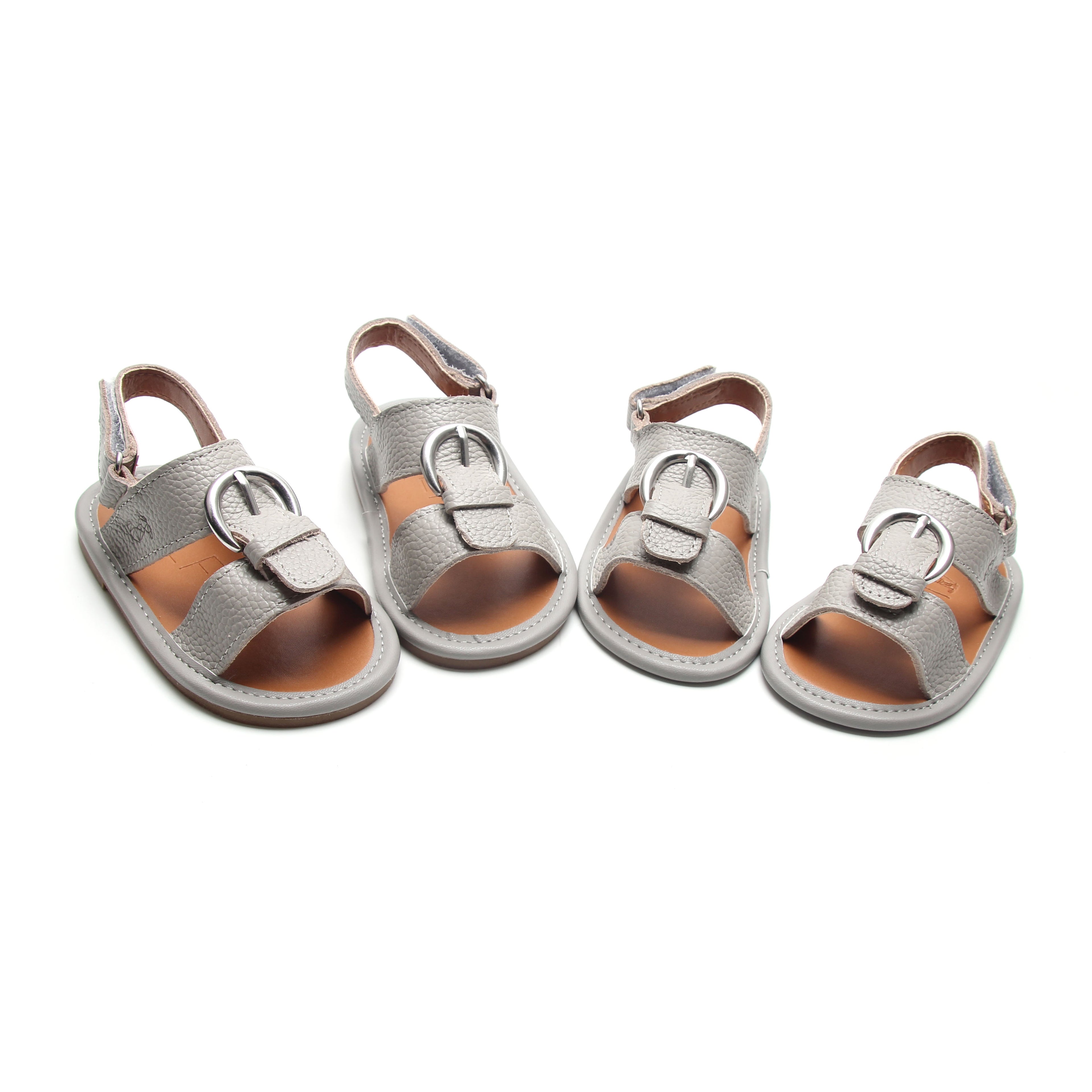 Classic Grey Newborn Soft Sandal