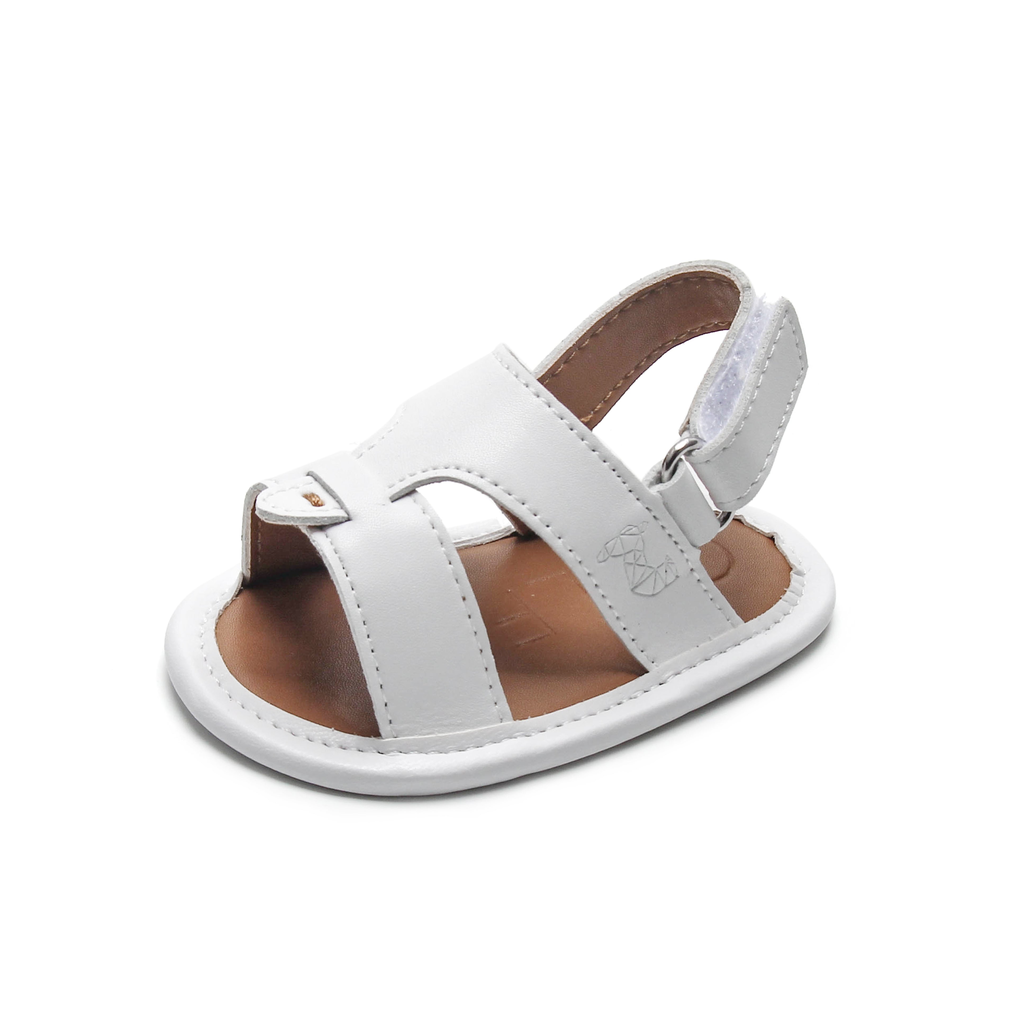 Calf 23 White Newborn Soft Sandal