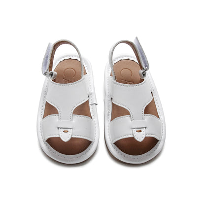 Calf 23 White Newborn Soft Sandal