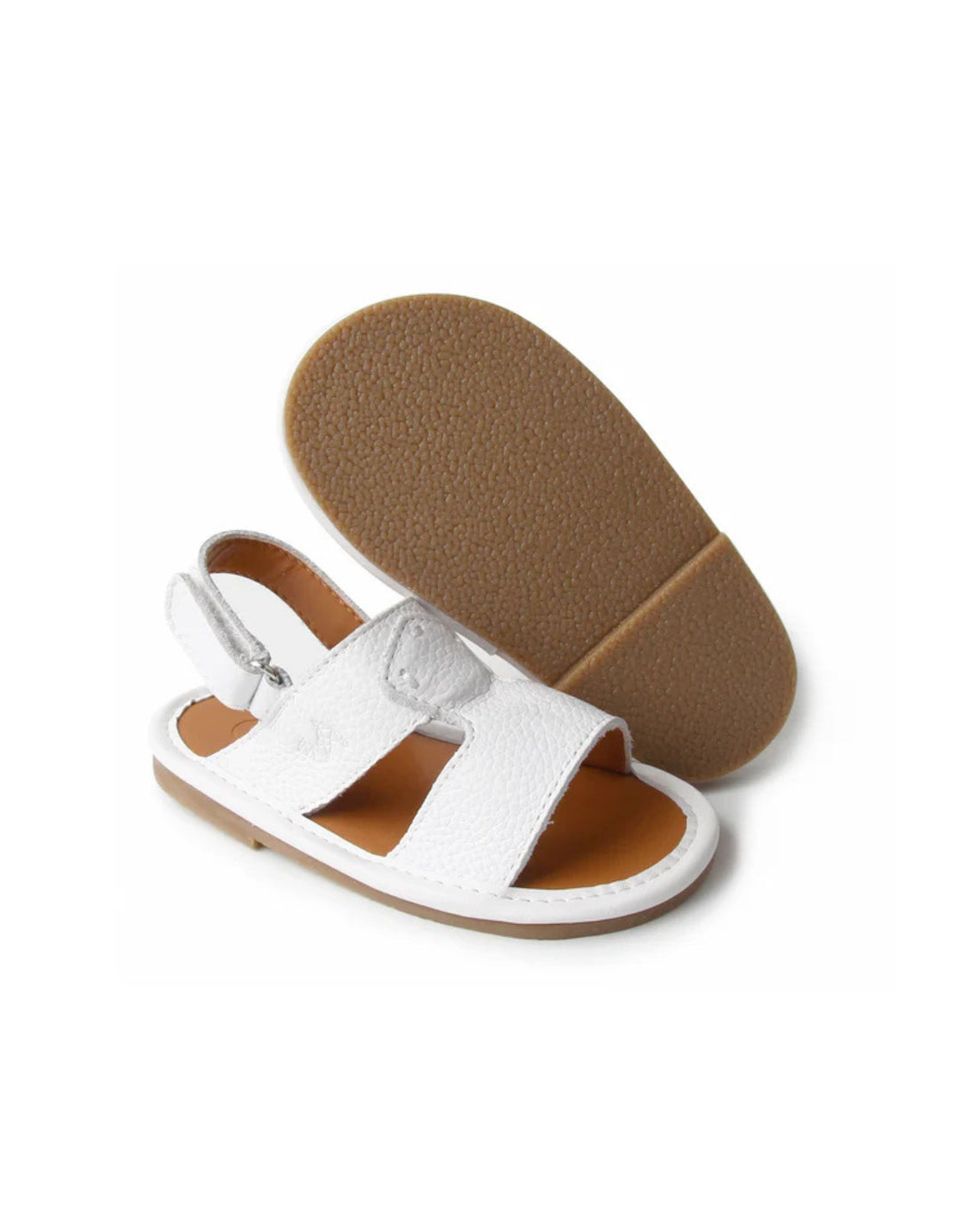 Model 1 White Newborn Soft Sandal