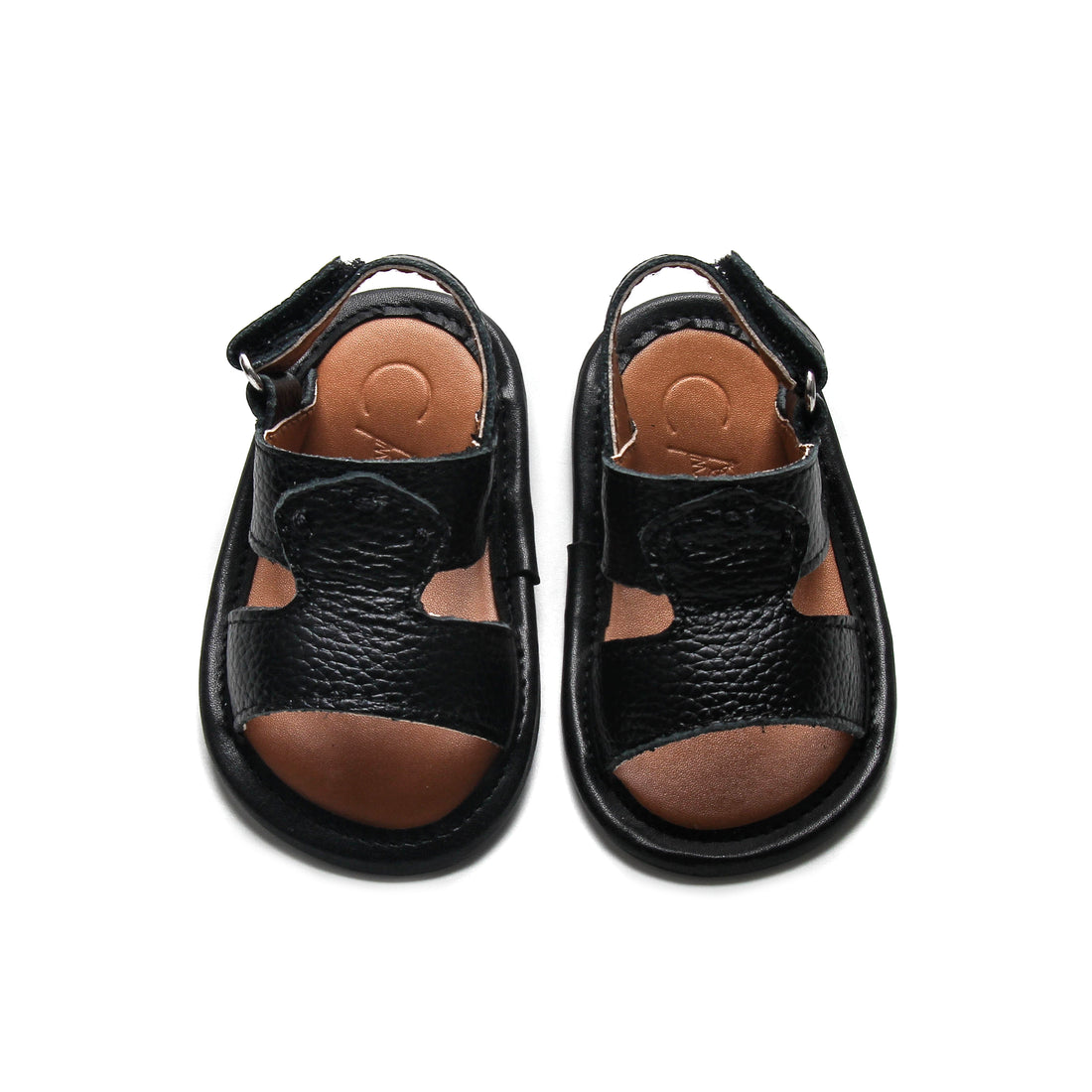 Model 1 Black Newborn Soft Sandal