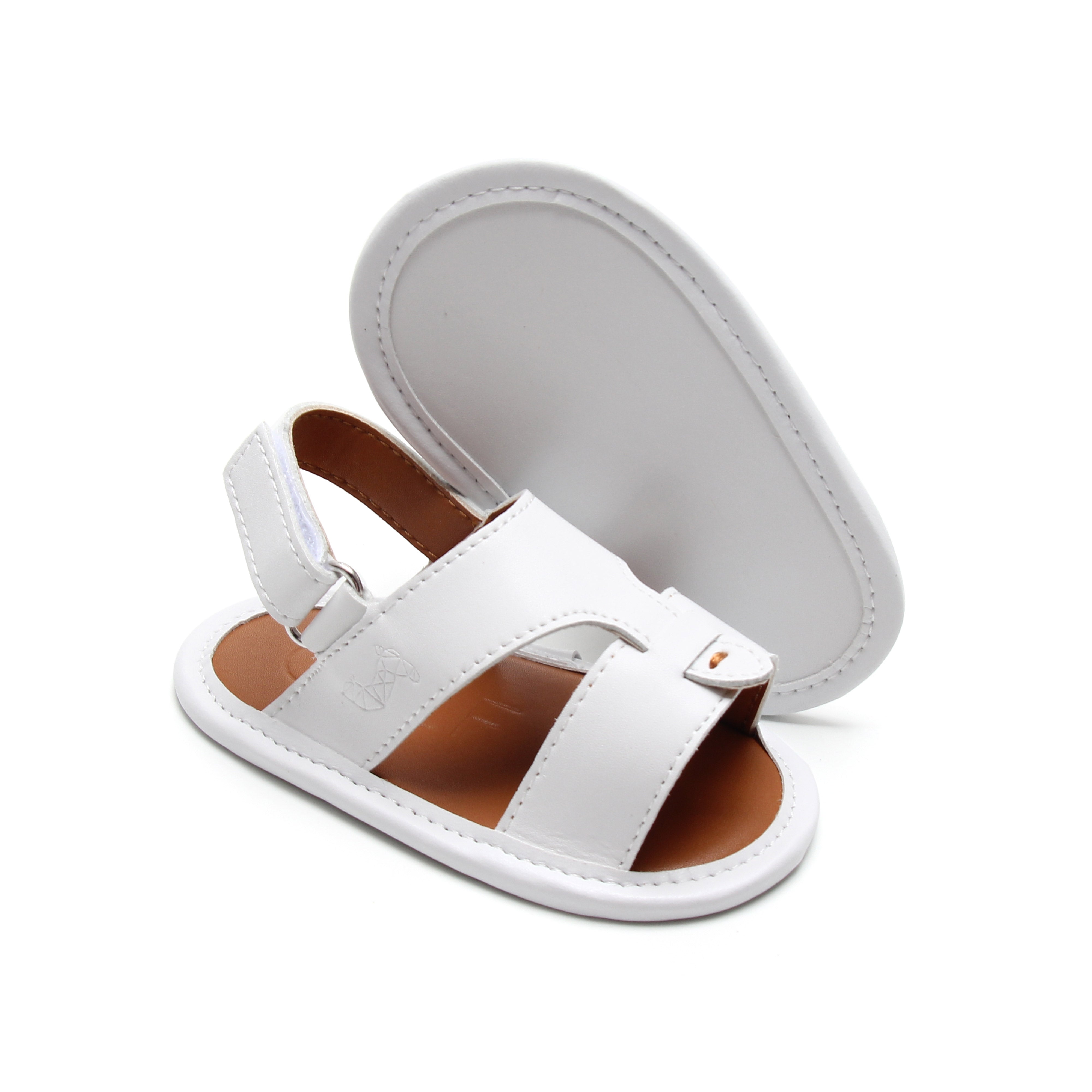 Newborn hot sale white sandals