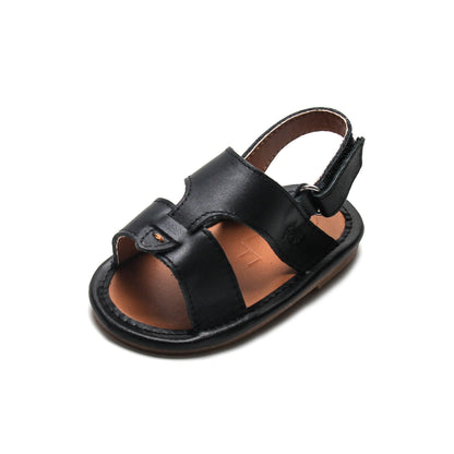 Calf 23 Black Newborn Soft Sandal