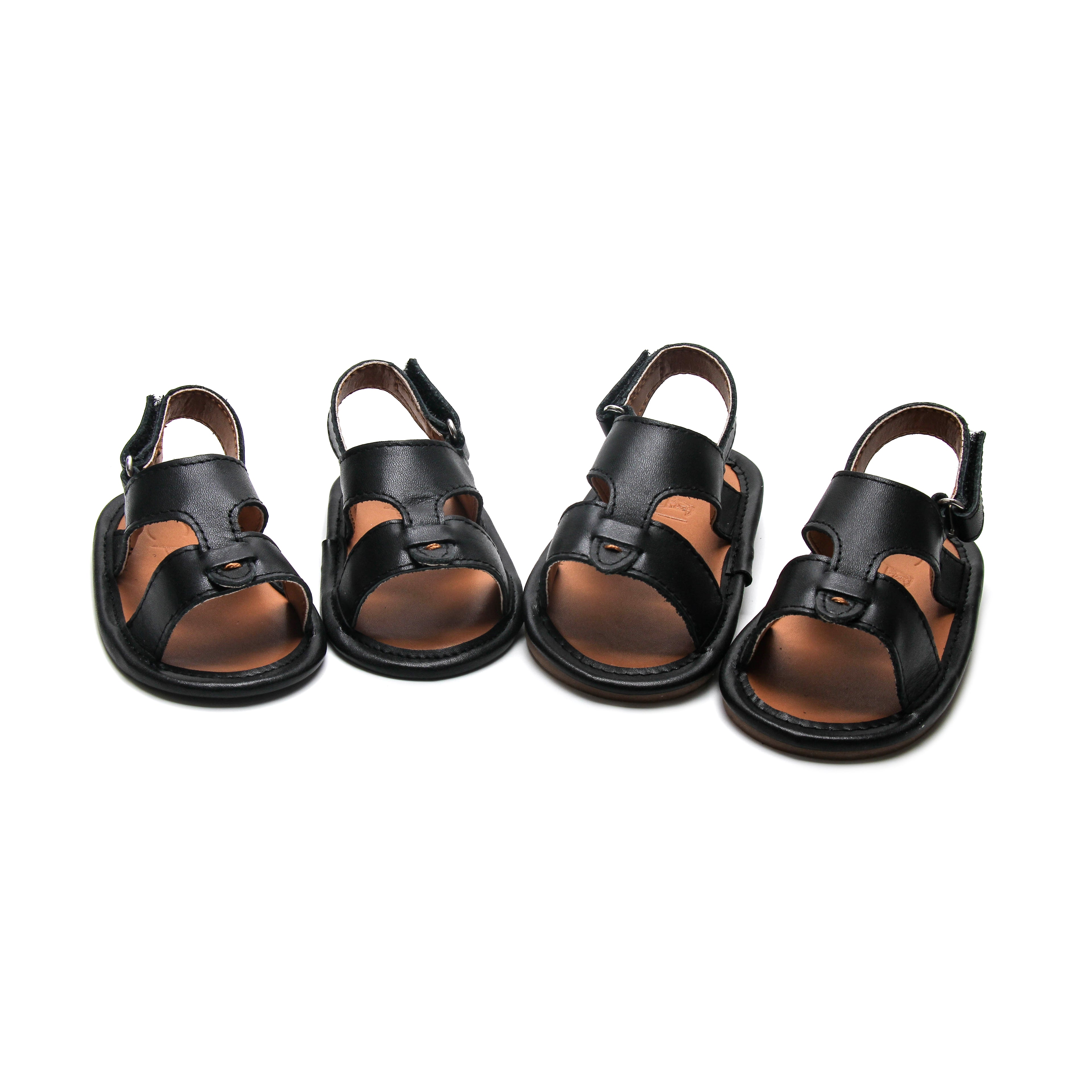 Calf 23 Black Newborn Soft Sandal