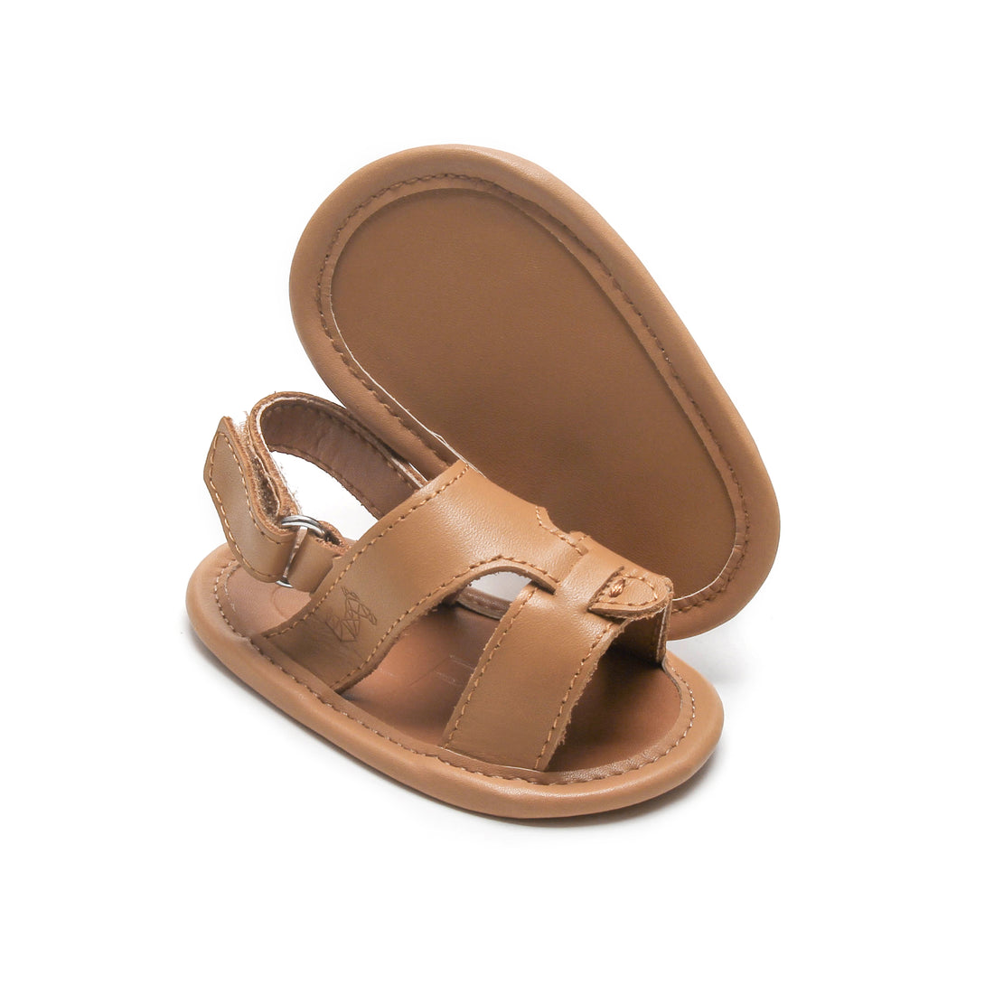 Calf 23 Camel Brown Newborn Soft Sandal