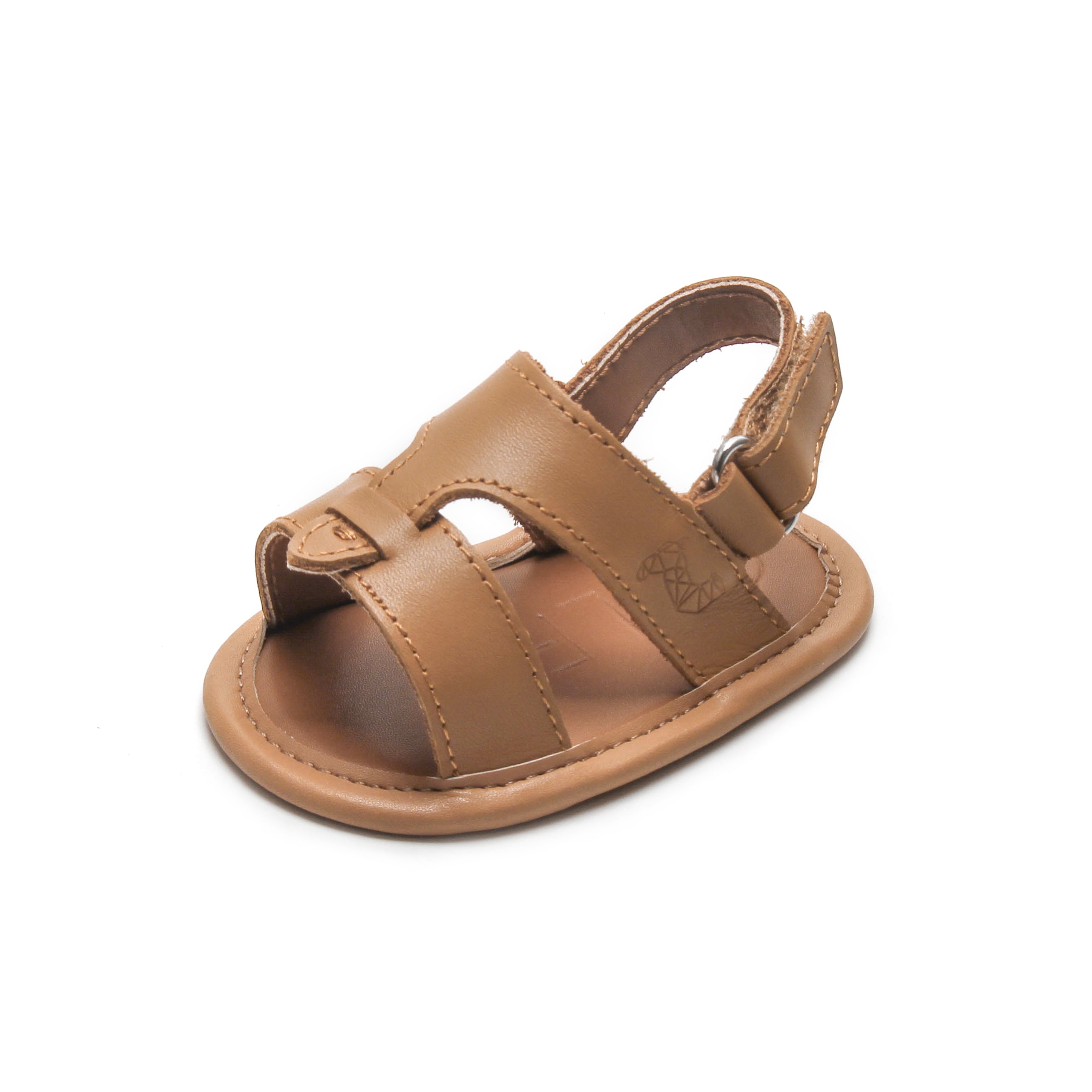 Vintage Brown Sandals - Vitoria Camel | Cacatoès