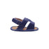 Newborn Blue Sandals | Blue Leather Sandals | Calf.ae