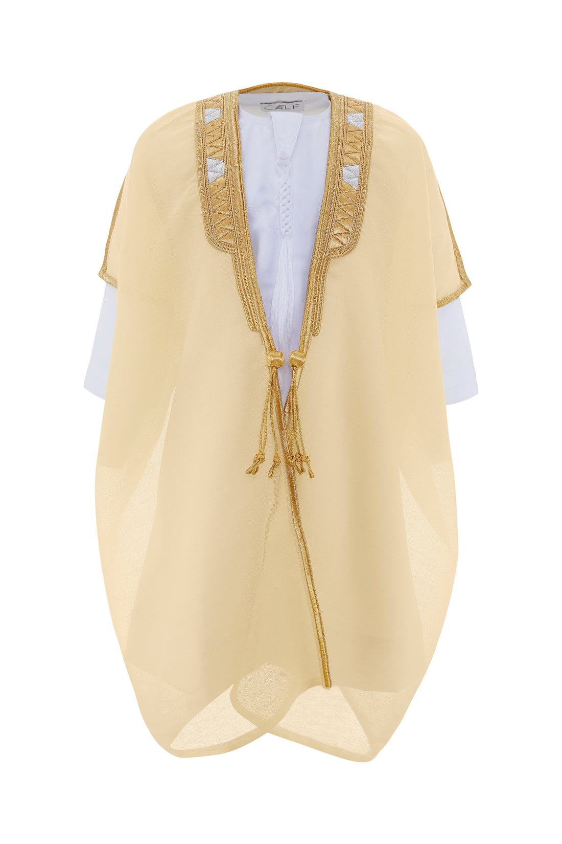 Baby Boy Yellow Arabic Dress | Yellow Arabic Dress | Calf.ae